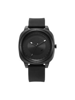 Fastrack - Hype All Black Dial Silicon Analog Watch - 68034PP01W
