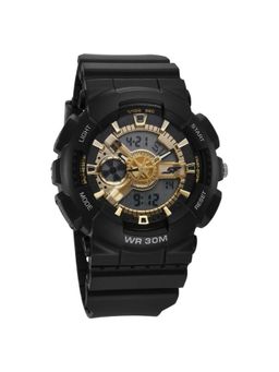 Sonata - Dreamers 2 Black Dial Polycarbonate Analog Watch - 77137PP02