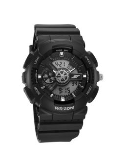 Sonata - Dreamers 2 Black Dial Polycarbonate Analog Watch - 77137PP04