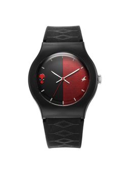 Fastrack - Tees Deadpool Multi-Color Dial Silicon Analog Watch - 9915PP107