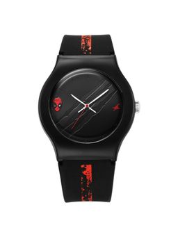 Fastrack - Tees Deadpool Black Dial Silicon Analog Watch - 9915PP108