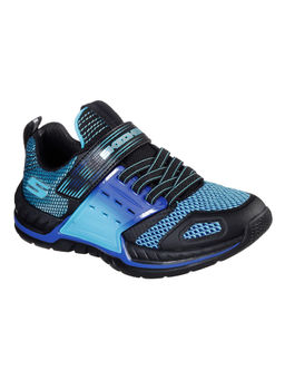 SKECHERS - Blue Nitrate 2.0 Patterned Running Shoes