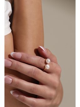 Dusala India - White Gold Whisper Ring