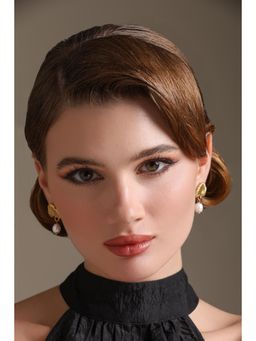 Dusala India - White Nature's Touch Earrings