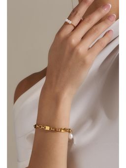 Dusala India - White Minimalist Radiance Bracelet