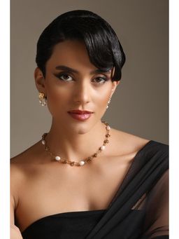 Dusala India - White Versatile Set Pendant Necklace