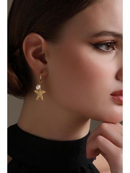 Dusala India - White Ocean Star Earrings