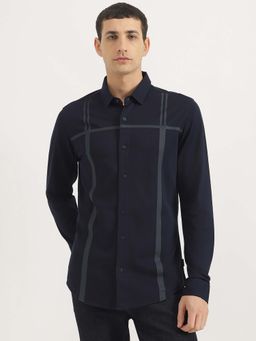 United Colors of Benetton - Slim Fit Spread Collar Striped Shirt