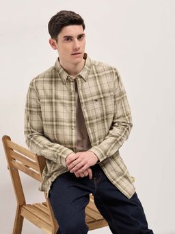 The Bear House - Men's Cotton Multicolor Slim Fit Casual Shirt