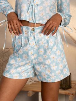 CANOOPI - Blue Alpine Flora Shorts