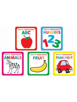 Dreamland - Sparkle Board Book (1-5) Pack : Children Early Learning Board Book