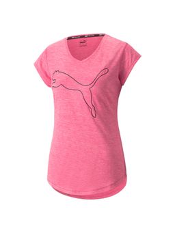 Puma - Train Fav Heather Cat Women Pink T-shirts