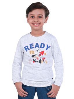 3PIN - Grey Printed Sweatshirt