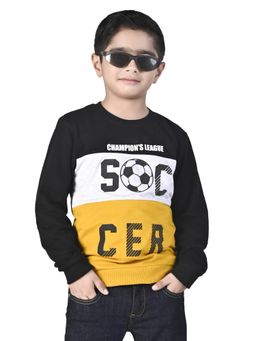 3PIN - Black Printed Sweatshirt