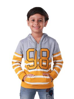 3PIN - Grey Printed Sweatshirt