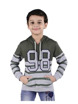 3PIN - Green Printed Sweatshirt