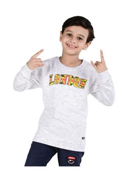 3PIN - Grey Printed Sweatshirt