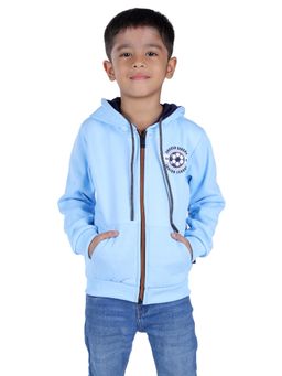 3PIN - Blue Printed Hoodie