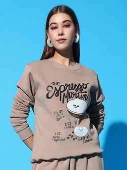 Griffel - Round Neck Oversized Sweatshirt