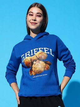 Griffel - Upside Down Teddy Royal Blue Sweatshirt