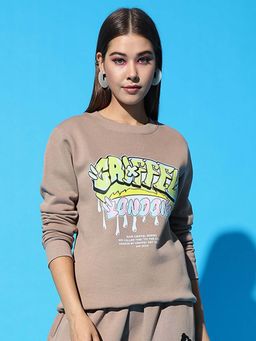 Griffel - Raw Series Regular Beige Sweatshirt