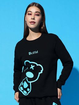 Griffel - Side Teddy Regular Black Sweatshirt