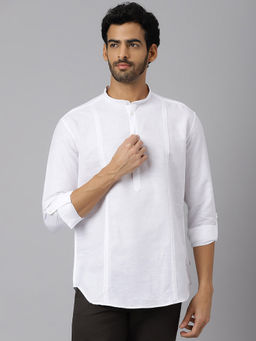 KINGDOM OF WHITE - Spirited - Mandarin Collar Kurta