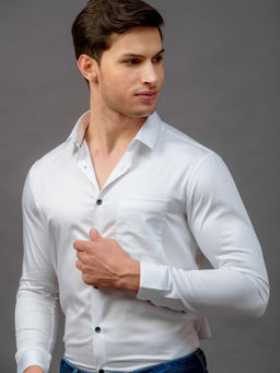 KINGDOM OF WHITE - Fete French Placket Shirt