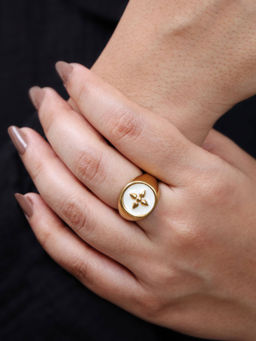 Viari Accessories - Gia Ring -White