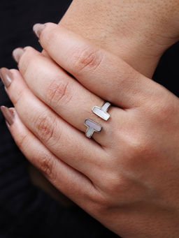 Viari Accessories - Valentina Ring - Silver -Silver