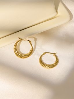 Ruby Raang Studio - Golden Hoops Women -Gold