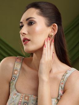 Ruby Raang Studio - Elephant Studs -White