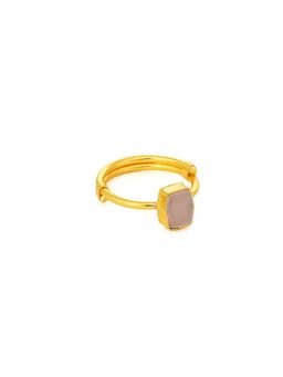 Ruby Raang Studio - Natural Stone Pink Ring -Pink
