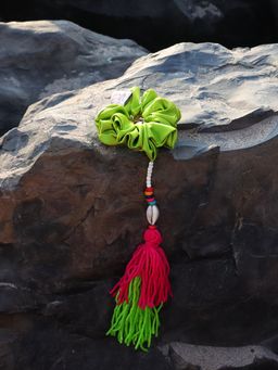 Soho Boho Studio - Sea Savage Boho Tassel Scrunchie