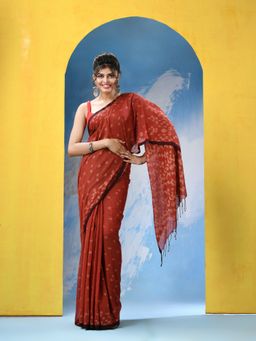 Angoshobha - Album Cotton Handloom Saree with Unstitched Blouse