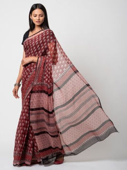 Fabindia - Cotton Silk Bagh Print Sari