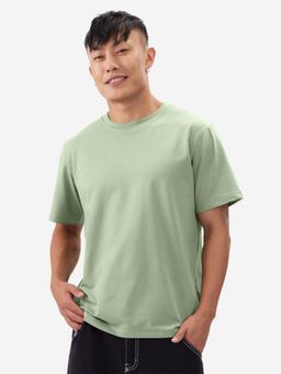 The Souled Store - Solid Serene Green T-Shirt