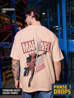 The Souled Store - Official Deadpool Change Forever Oversized T-Shirt