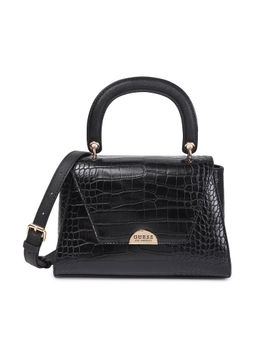Guess - OLIVIA ROSE TOP HANDLE FLAP Black Handbag