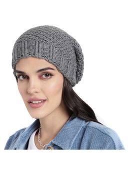 Magic Needles - Diagonal Slouch Beanie Cap