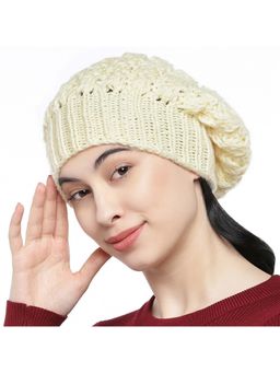 Magic Needles - Cream Beanie Cap