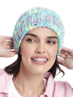 Magic Needles - Teal Green Hand Beanie Cap