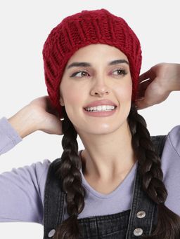 Magic Needles - Maroon Beanie Cap