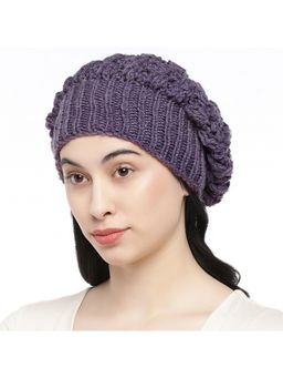 Magic Needles - Purple Beanie Cap