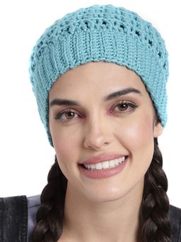 Magic Needles - Checked Crochet Beanie Cap