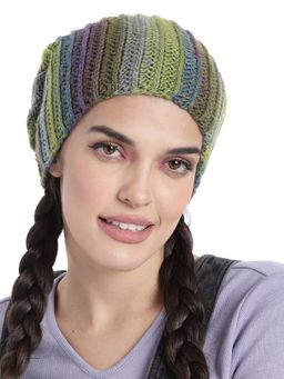 Magic Needles - Self Striping Beanie Cap