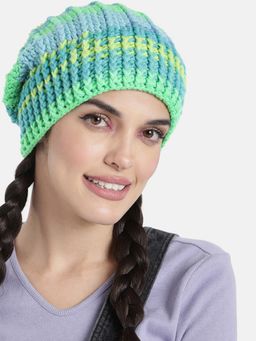 Magic Needles - Self Striping Slouch Beanie Cap
