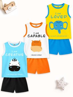 Kuchipoo - Multi-Color Printed T-Shirts and Shorts