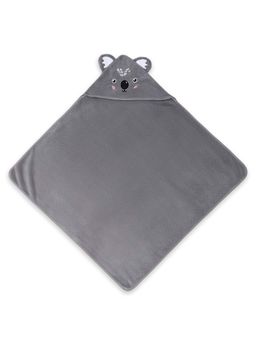 Baby Moo - Grey Cotton Solid Towel