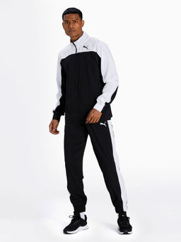 Puma - Train Favorite Mens Black Jacket with Trackpant (set Of 2)